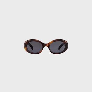 Celine Triomphe 01 Sunglasses | Blonde Havana